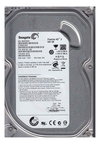 Жесткий диск 3.5 HDD SEAGATE 500GB Pull Out